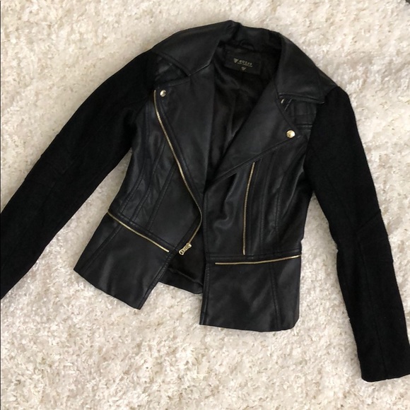 Guess Jackets & Blazers - Guess leather jacket